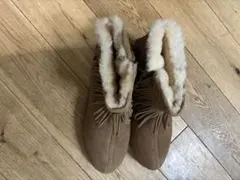 MINNETONKA フリンジブーツ ブラウン サイズ9
