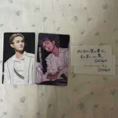 INI スクエア 田島将吾 たじ トレカ 111 112 落下物