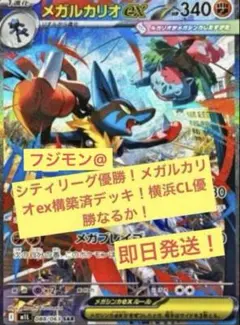 メガルカリオexデッキ　シティリーグ優勝　構築済みデッキ