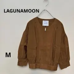 LAGUNAMOON ブラウン ジャンパー ジャケット 薄手【M】のサムネイル