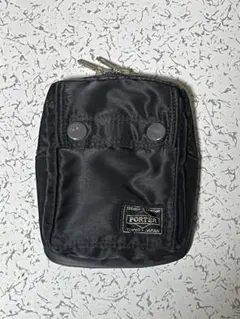 HAED PORTER タンカー　ブラック ナイロンポーチ