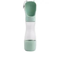 ❤️新品❤️ペット用　ポータブル給水ボトル　水筒 持ち歩き 給水器 グリーンのサムネイル