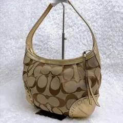 COACH ERGO 12227 Signature Hobo Bag GLD - メルカリ