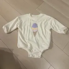 アイスクリーム ロンパース 長袖 ホワイト SHEINのサムネイル