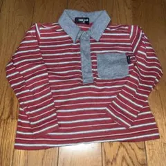 COMME CA ISM 90サイズ ボーダーカットソー