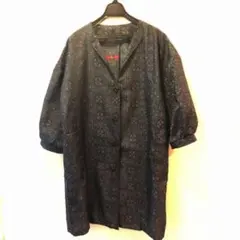 大きめ 大島リメイクコート