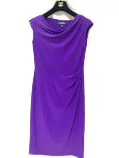 Ralph Laurenパープルワンピース　0 美品