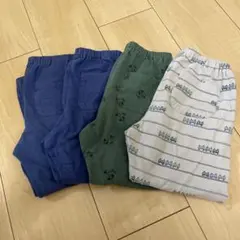 UNIQLO キッズ パンツ 110cm 3点セットのサムネイル