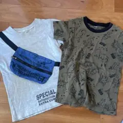 値下げ！キッズ　Tシャツ2枚セット　恐竜