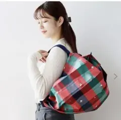 新品 Shupatto 保冷バッグ 20L familiar ファミリアチェック