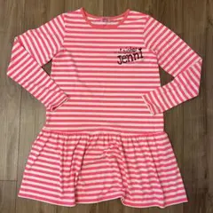 sister Jenni ストライプ長袖ワンピース 150