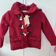 AURORAmoon ダッフルコート　赤　120cm 新品