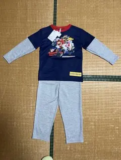 マリオカート パジャマ 130cm ネイビー/グレー