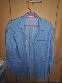 デニムシャツ ブルー