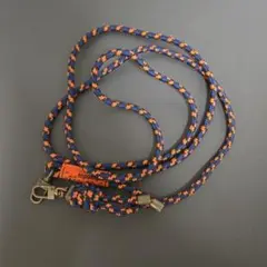 トポロジー スマホショルダーストラップ オレンジ ネイビー