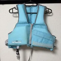 CAPTAIN STAG 水色 ライフジャケット　救命胴衣　子供用のサムネイル
