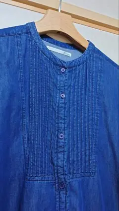 デニム　長袖　ワンピース