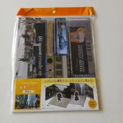 背景ボード　街並み　セリア