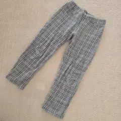 ☆チェック柄 男女兼用長ズボン130cm☆