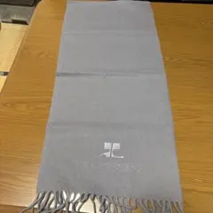 未使用イタリア製★クレージュ レディースマフラー ウール100％ グレー