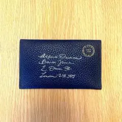 くまジャガ様専用　dunhillダンヒル エンベロープ名刺入れネイビー新品未使用