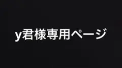 y君様専用ページ