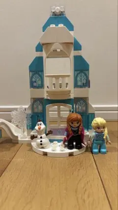 【洗浄済】レゴ デュプロ アナと雪の女王 光る！エルサのアイスキャッスル