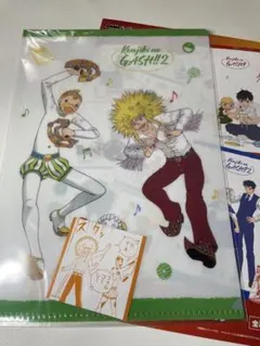 DММくじ　金色のガッシュ　E賞キャンチョメクリアファイル