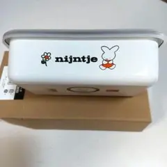 ミッフィー nijntje　富士ホーロー 浅型角容器 Мのサムネイル