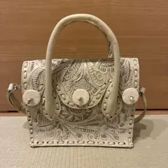 【値下げ】グレースコンチネンタル　カービングトライブス　ハンドバッグ