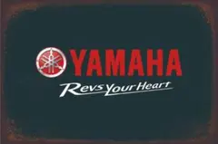 新品 YAMAHA ヤマハ ロゴ Revs Your Heartバイクオートバイ