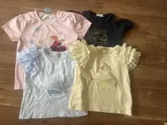 ディズニープリンセス Tシャツ　4枚セット 100cm~