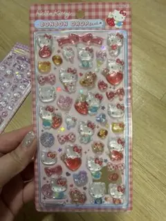 ハローキティ BONBON DROPシール 2種セット