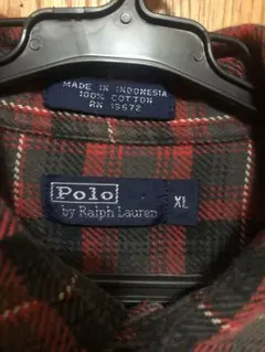 ポロ ラルフローレン チェックシャツ XL 赤チェック