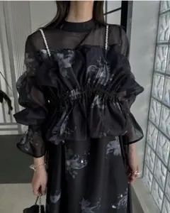 willfully big flower print OP オケージョン　ドレス