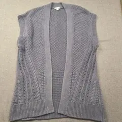 Gap ノースリーブ ニット カーディガン グレー M/L　r16