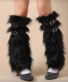SHEIN レッグウォーマー 黒のサムネイル
