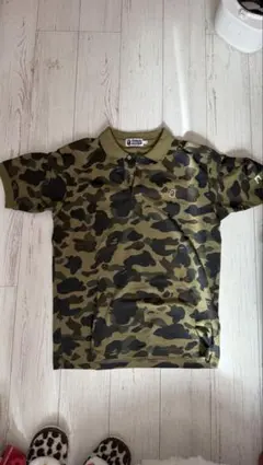A BATHING APE 迷彩柄 ポロシャツ 半袖のサムネイル