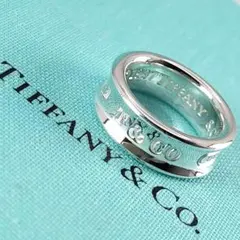 ◇SALE【ティファニー】ツイスト スクリュー ナロー リング 10号 