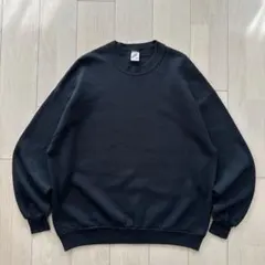 2XL USA製 90s JERZEES 無地 スウェット ソリッド XXL 黒