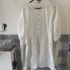 Samansa Mos2 白 チュニック