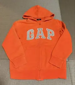 GAP ジップパーカー オレンジ 短丈 Y2K 平成ギャル