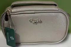 【新品】Afternoon Tea ミニバニティポーチ ゴールドのサムネイル
