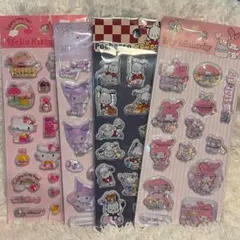 【海外限定・正規品】サンリオキャラクター　ウォーターインシール　4枚セット