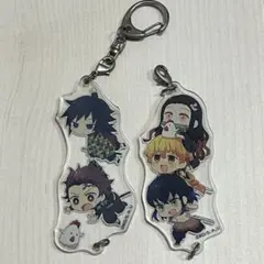 鬼滅の刃 ローソンコラボ限定 2種 煉獄杏寿郎 アクリルキーホルダー