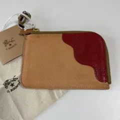 新品　イルビゾンテ L字ファスナー財布 ナターレコレクション 限定完売品　ヌメ革のサムネイル