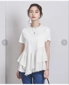 UNITED ARROWS コンビTシャツ ホワイトのサムネイル