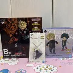 僕のヒーローアカデミア　一番くじ　B賞 爆豪勝己　E賞　いずく＆かつき　I賞