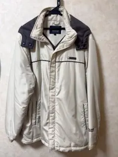 【美品】DUNLOP フード付きアイボリージャンパー