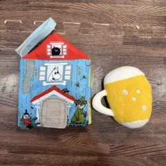 ムーミン 布絵本 breeze ビール　ガラガラ　ベビーおもちゃのサムネイル